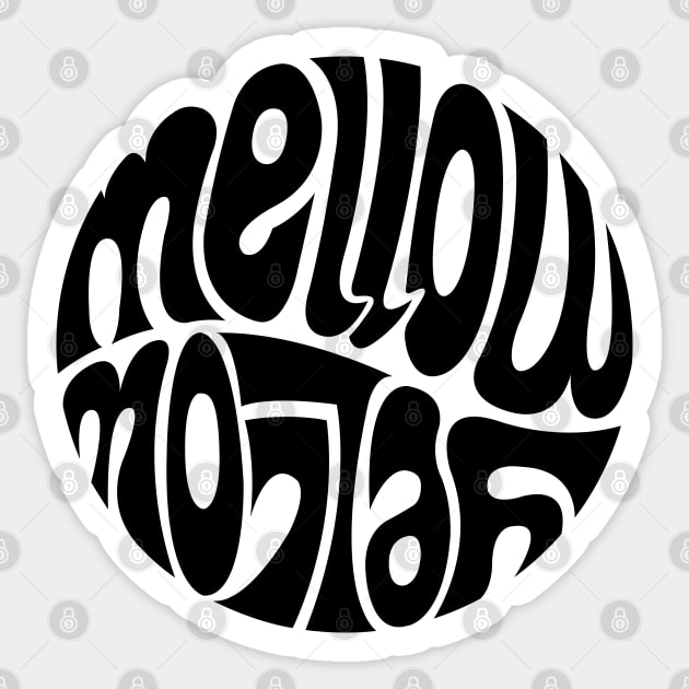 Mellow Yellow Sticker by axemangraphics